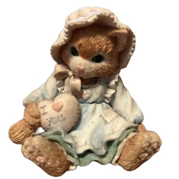 Vintage 1993‎ Love is the Heart of Friendship | Calico Kittens figurines - Picture 1 of 7